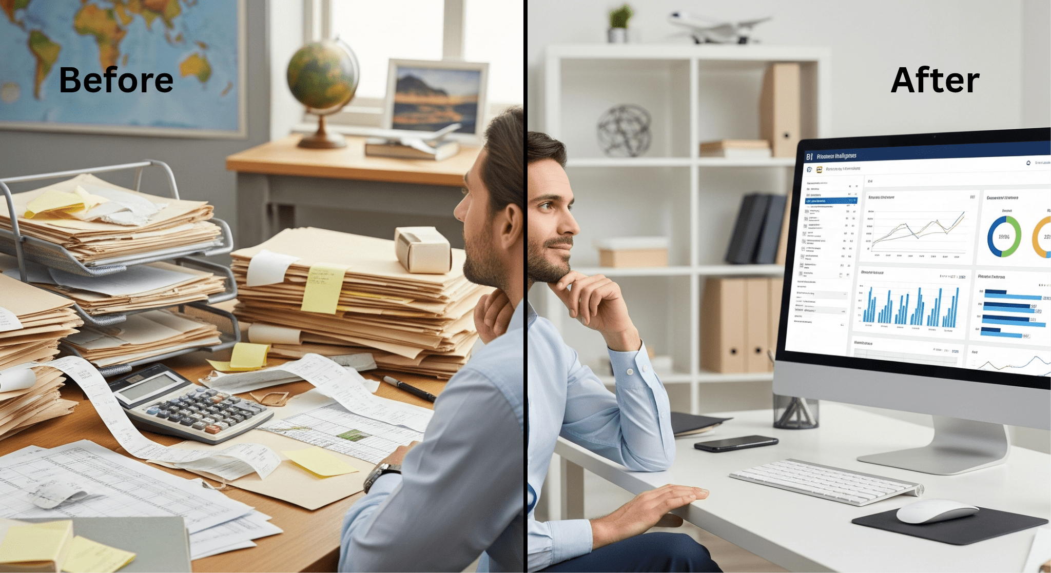 Empowering a Travel Agency's Finance Function: From Manual Spreadsheets to Smart BI Dashboards Image Case Study