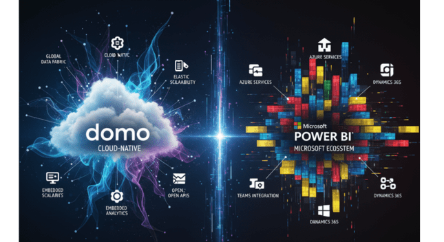 Scalability and Data Sources: Comparing Domo’s Cloud Native Approach with Power BI’s Microsoft Ecosystem Banner